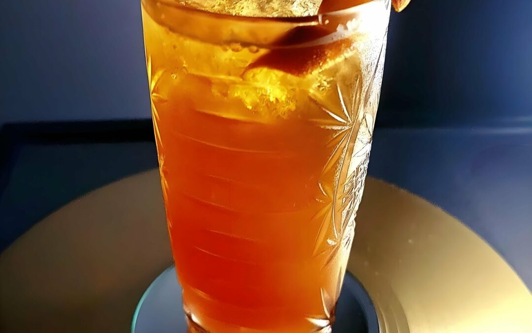 cocktail orange Verger Royal par Studio Karaoké