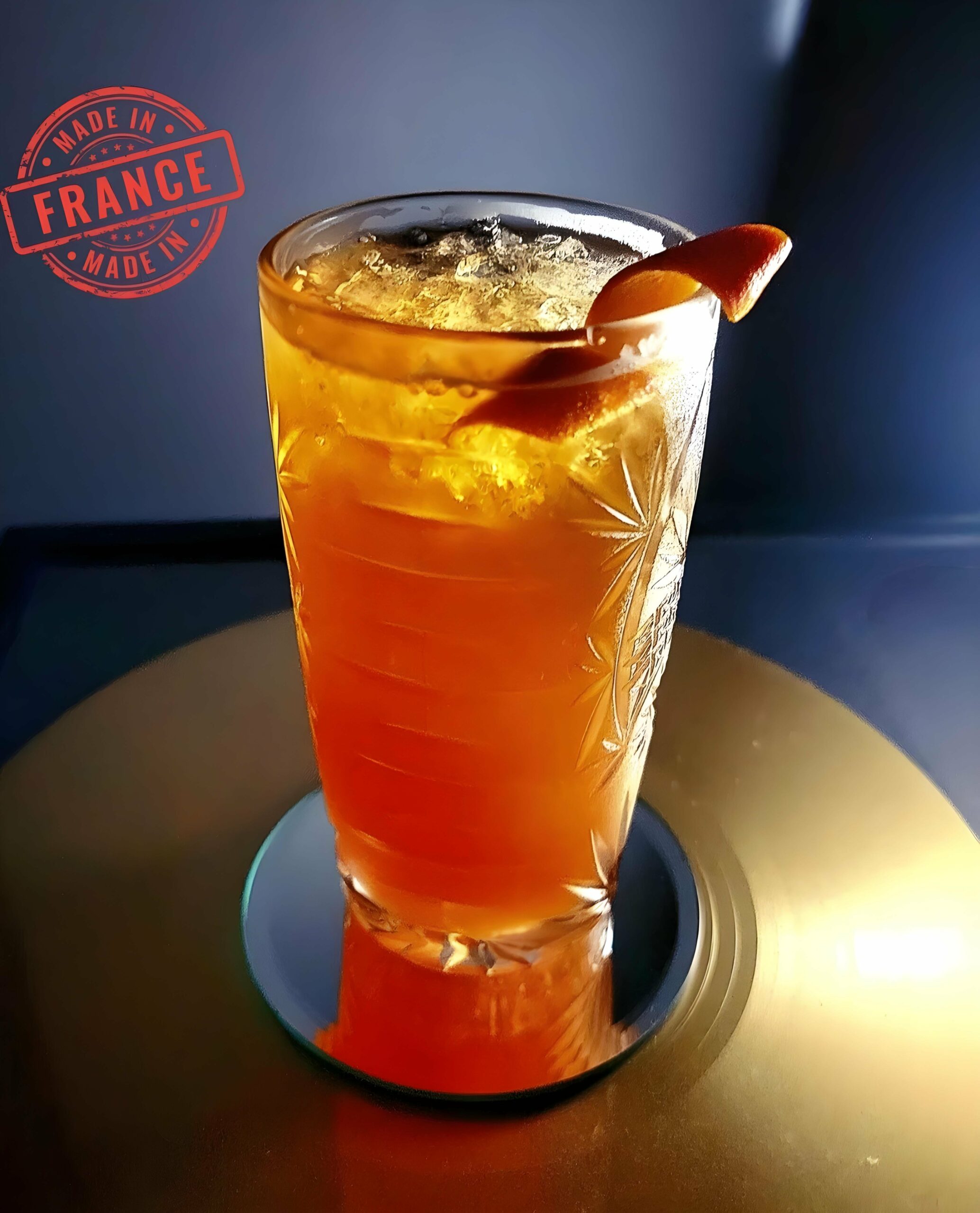 cocktail orange Verger Royal par Studio Karaoké